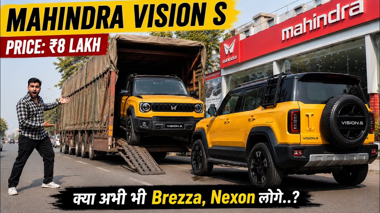 Brezza и Nexon остались позади | Mahindra Vision S по цене 8 лакхов? | Самый дешевый внедорожник ...