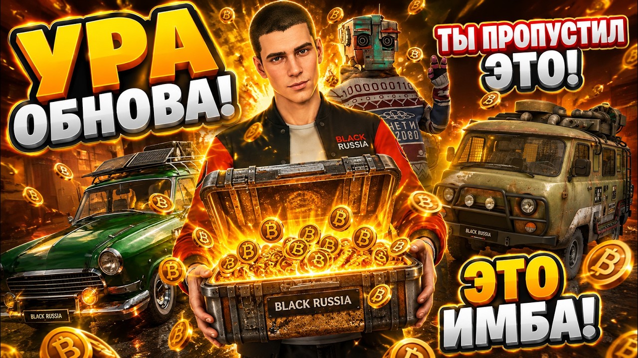 💥СЛИВ ОБНОВЫ!💥 ЛУЧШИЙ ИВЕНТ, БЛЕК РАША НА ПК, НОВЫЙ ГОРОД И НОВАЯ РАБОТА! BLACK RUSSIA ОБНОВА!