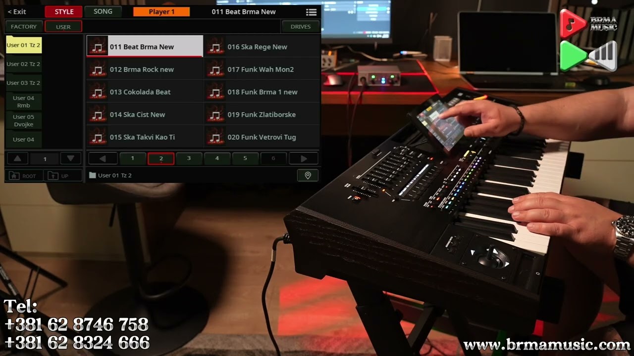BRMA LIVE 2 TZ SET Prezentacija Ritmova 2026 KORG PA5X & PA4X