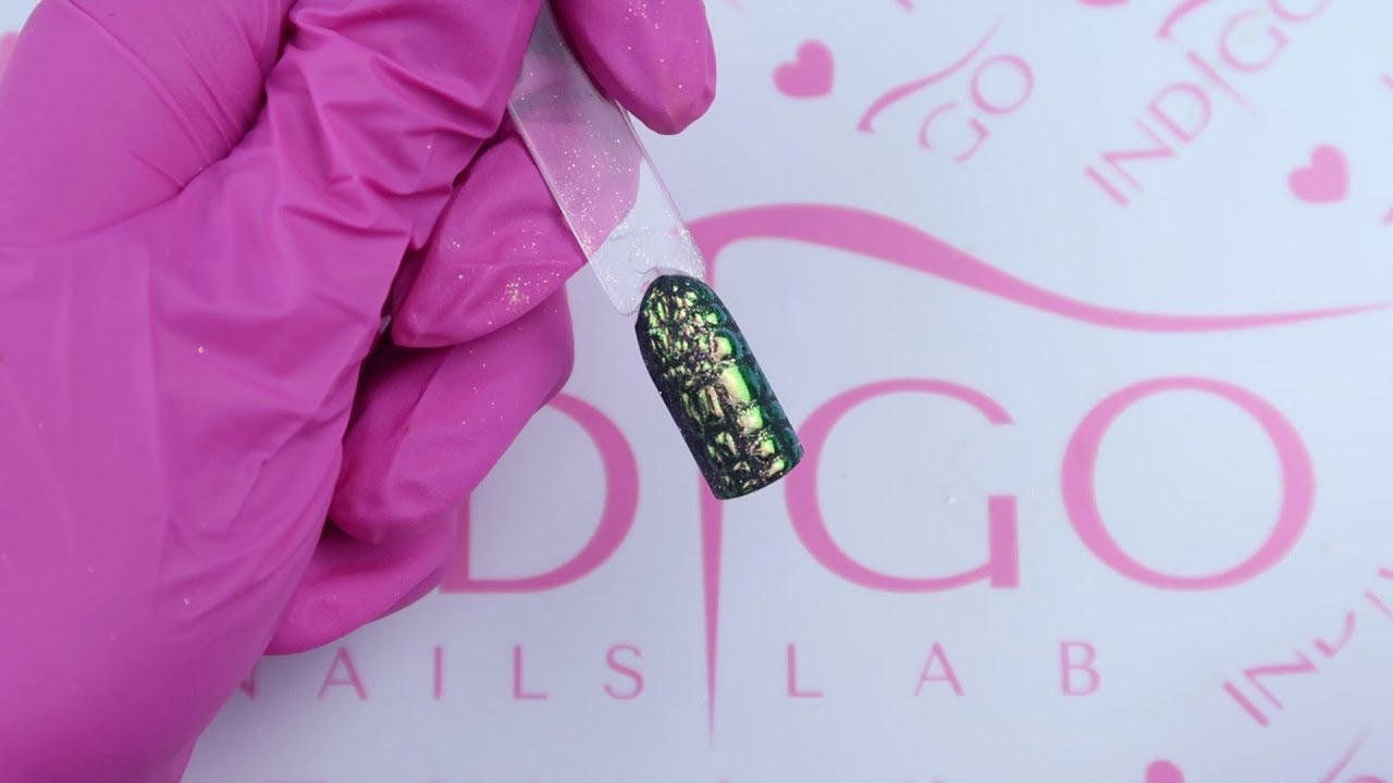 Glass Me Crocodile Skin Indigo Nail Art Tutorial