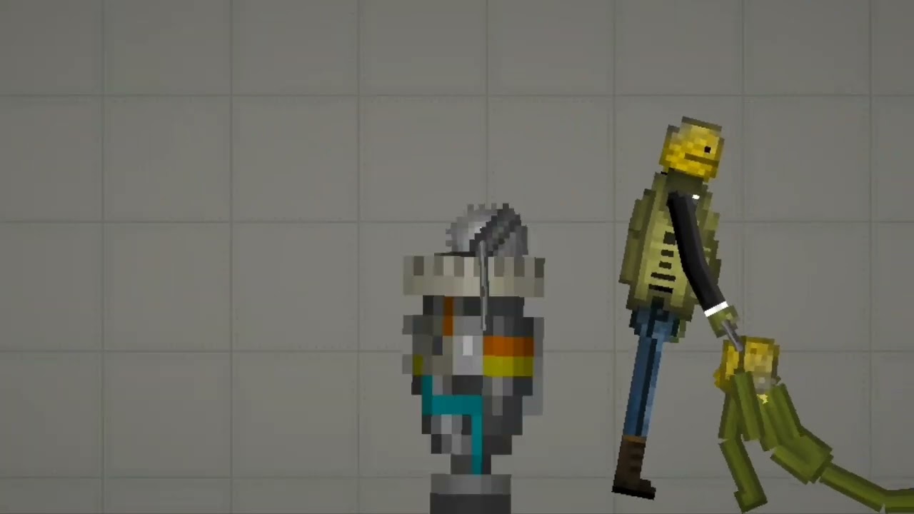 Winnie the pooh blood and honey  wood chipper scene but its in melon playground