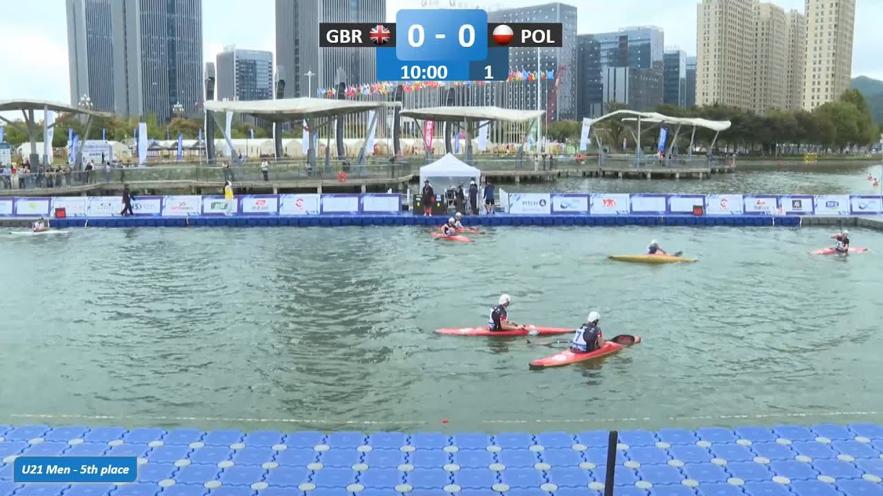 Great Britain vs Poland / U21 Men / 2024 ICF Canoe-Kayak Polo World Championships Deqing China