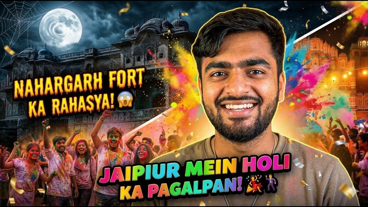 NAHARGARH FORT Ka Rahasya! 😱 Jaipur Ki Crazy Holi Party Ke Baad Ye Kya Hua?