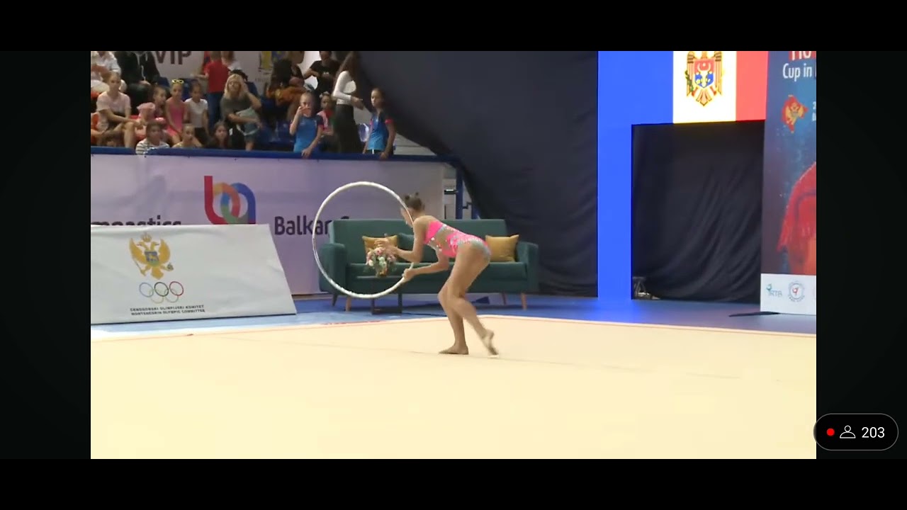 Polina BULAT MOLDAVIA - Junior Hoop Final - FIG Balkan Cup 2024