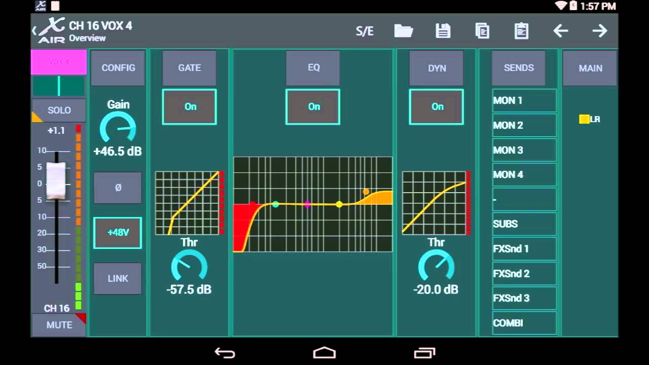Android MIXING STATION for the Apple User - MIDAS MR18 + BEHRINGER X-AIR XR18 XR16 XR12 X18