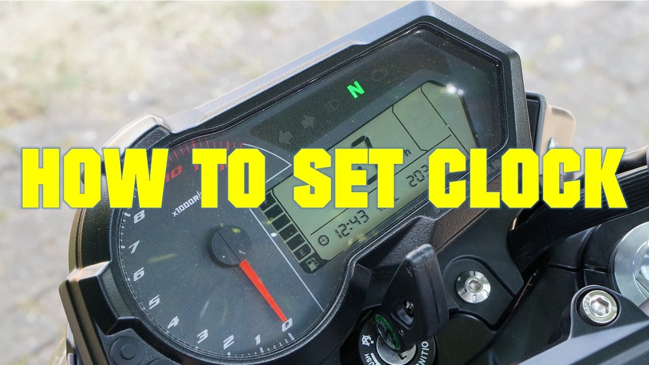 BENELLI TNT 125 - HOW TO SET CLOCK
