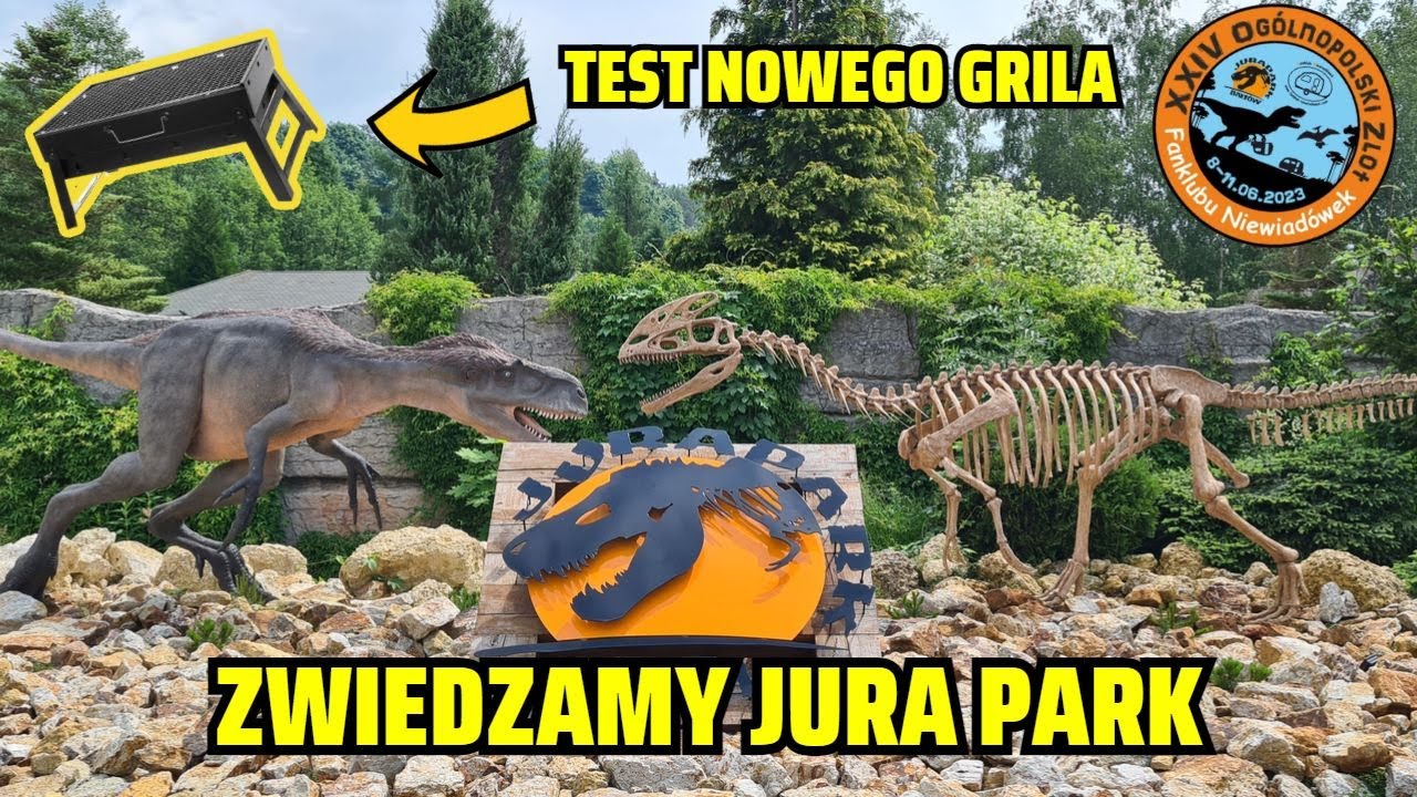 #65 Zwiedzamy Jura Park Bałtów Drugi Dzień Zlotu Niewiadów