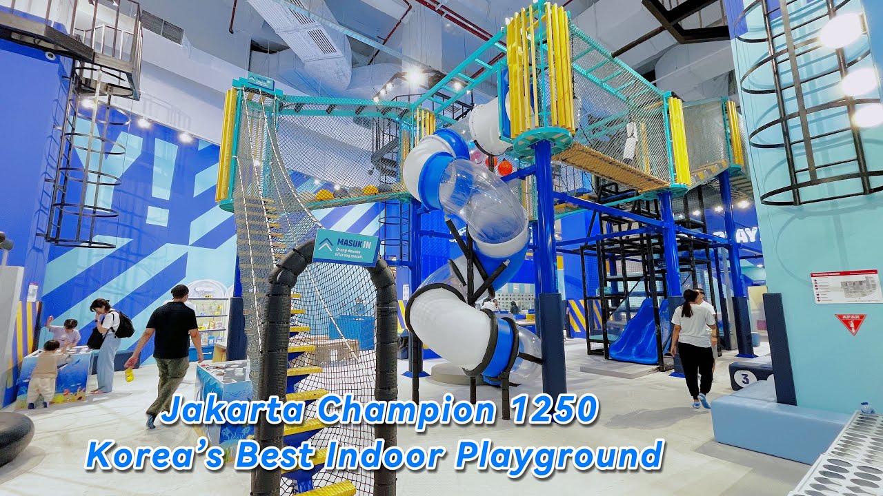 BERMAIN DI CHAMPIONS 1250 THE BEST KOREA SELATAN INDOOR PLAYGROUND DI JAKARTA