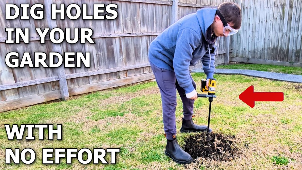 This TOOL makes DIGGING Holes in your Garden VERY EASY