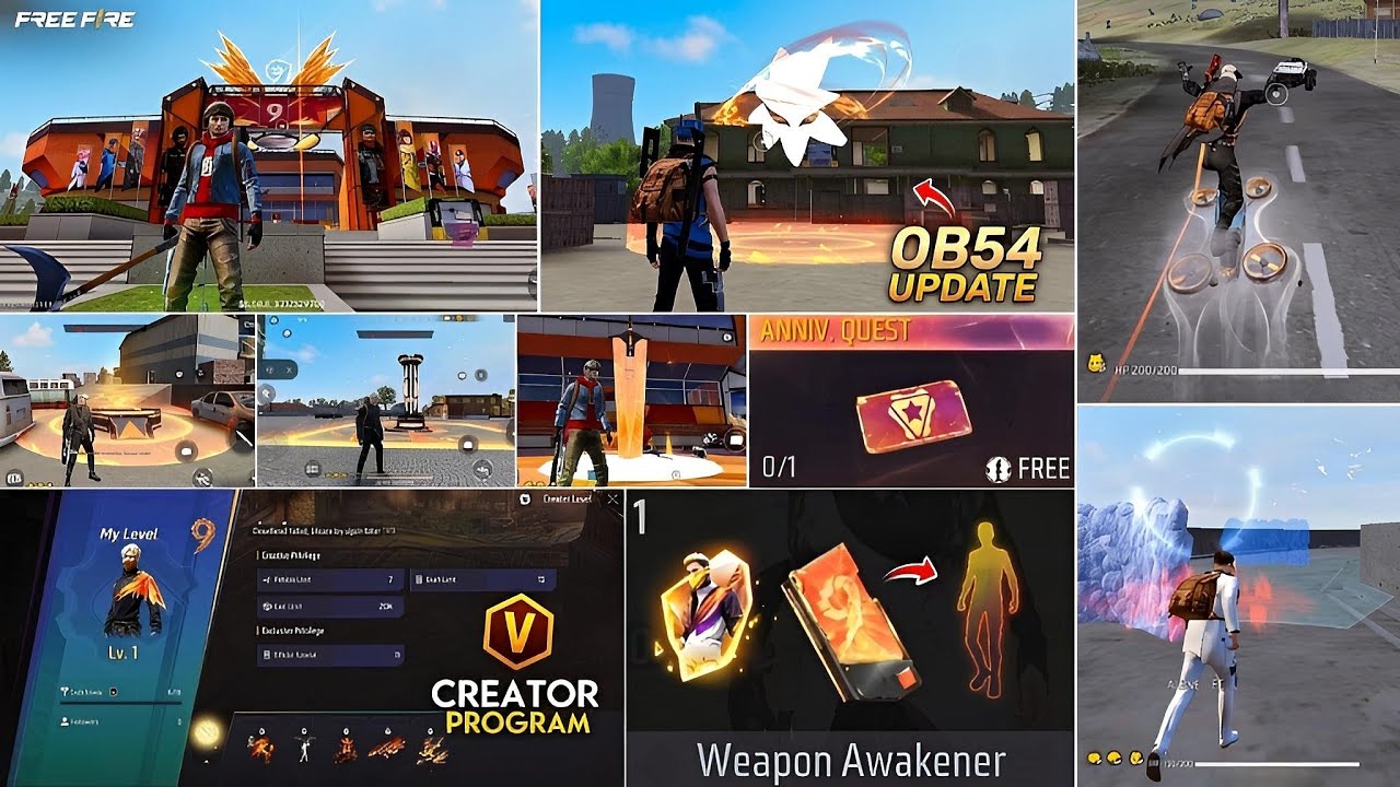 OB54 Update Top 25 Changes🤯🥳 l Free Fire New Event l Ff New Event l OB54 Update Free Fire 
