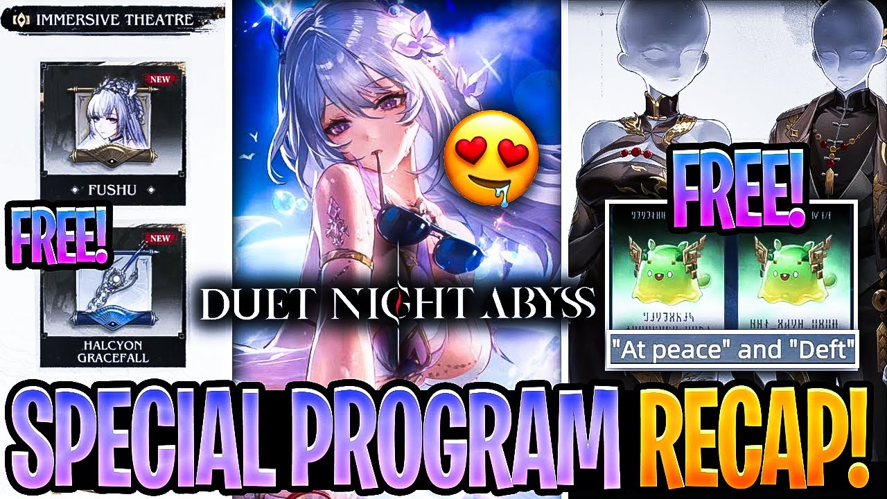 Обзор прямой трансляции Duet Night Abyss в версии HUAXU! Бесплатные гениемоны, бесплатные скины и...
