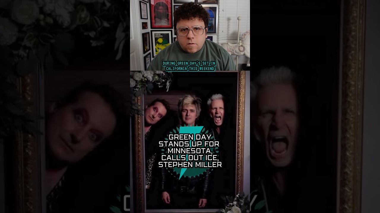 Green Day stood up for Minnesota, calls out ICE & Stephen Miller during California show 