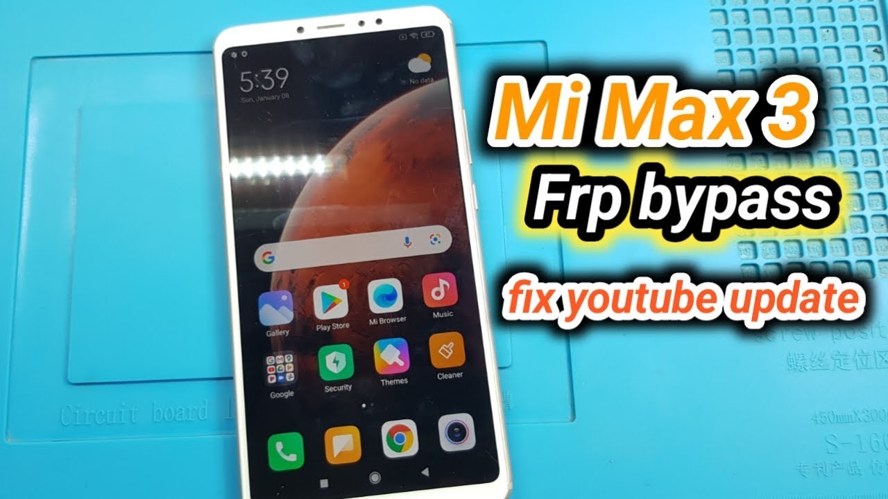 Mi Max 3 Frp Google Accounts Bypass Without Pc Fix YouTube Update/ Mi max 3 miui 12