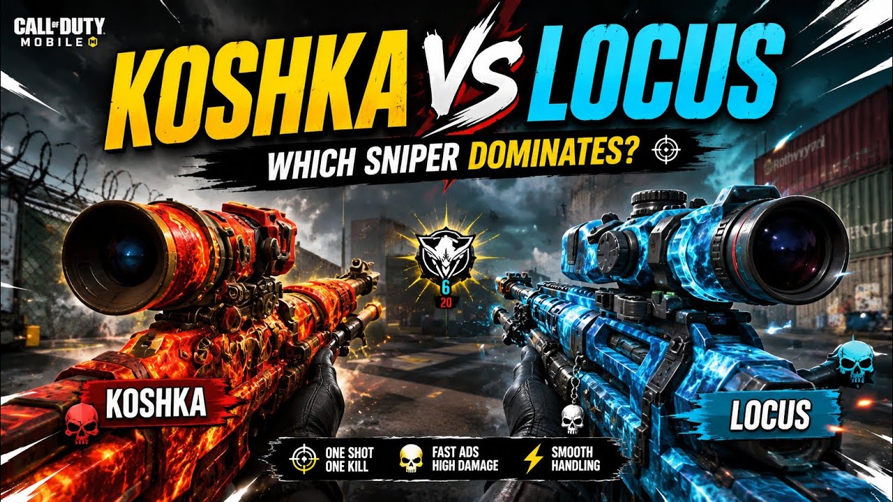 Koshka vs Locus 🔥 Ultimate 1v1 Sniper Battle on Shipment! 🎯