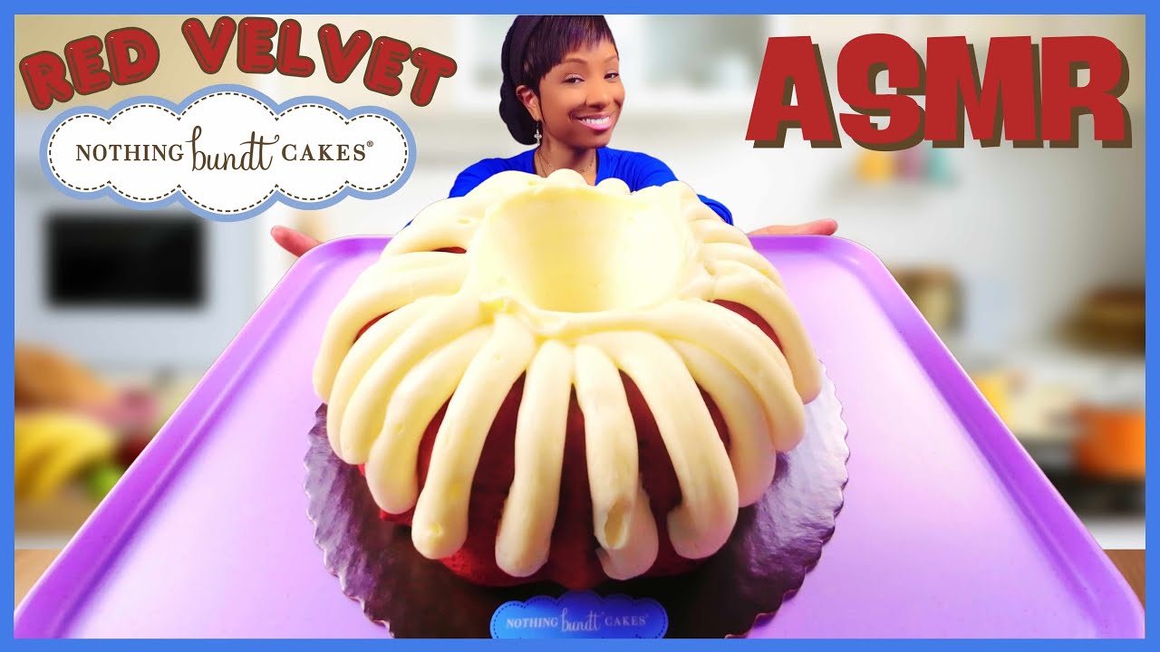 ASMR | MUKBANG RED VELVET CAKE | NOTHING BUNDT CAKES | 케이크 먹방
