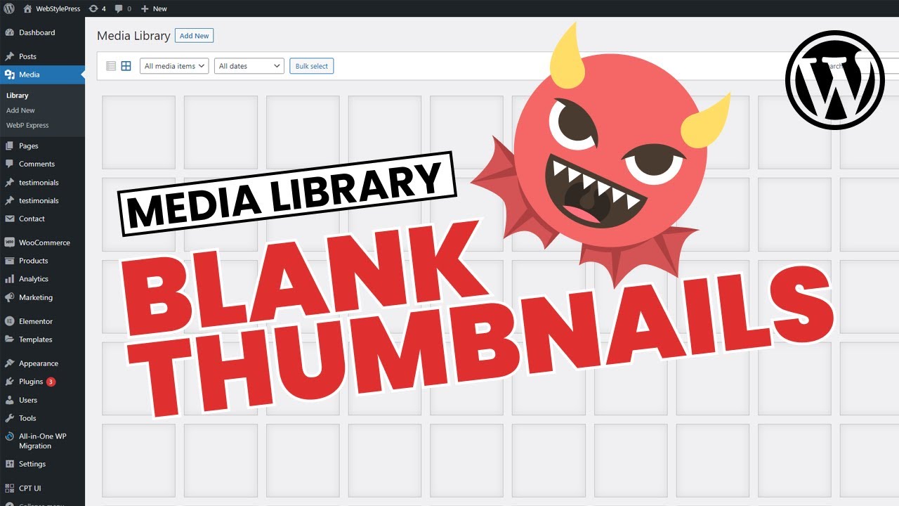 Fix Media Library Showing Blank Images in WordPress | WordPress Tutorial