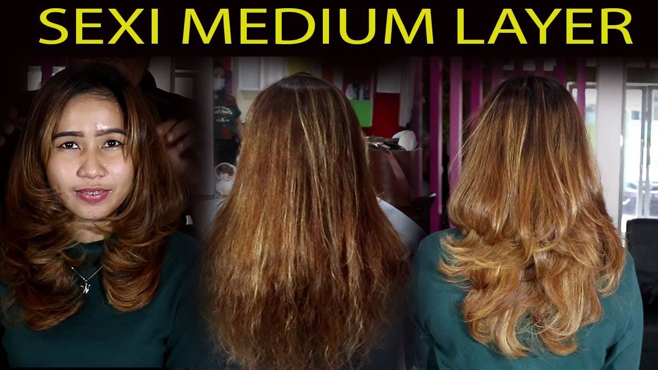 Medium Layaer yang simple sederhana Tapi Sexi.. Simple medium layer Cutting