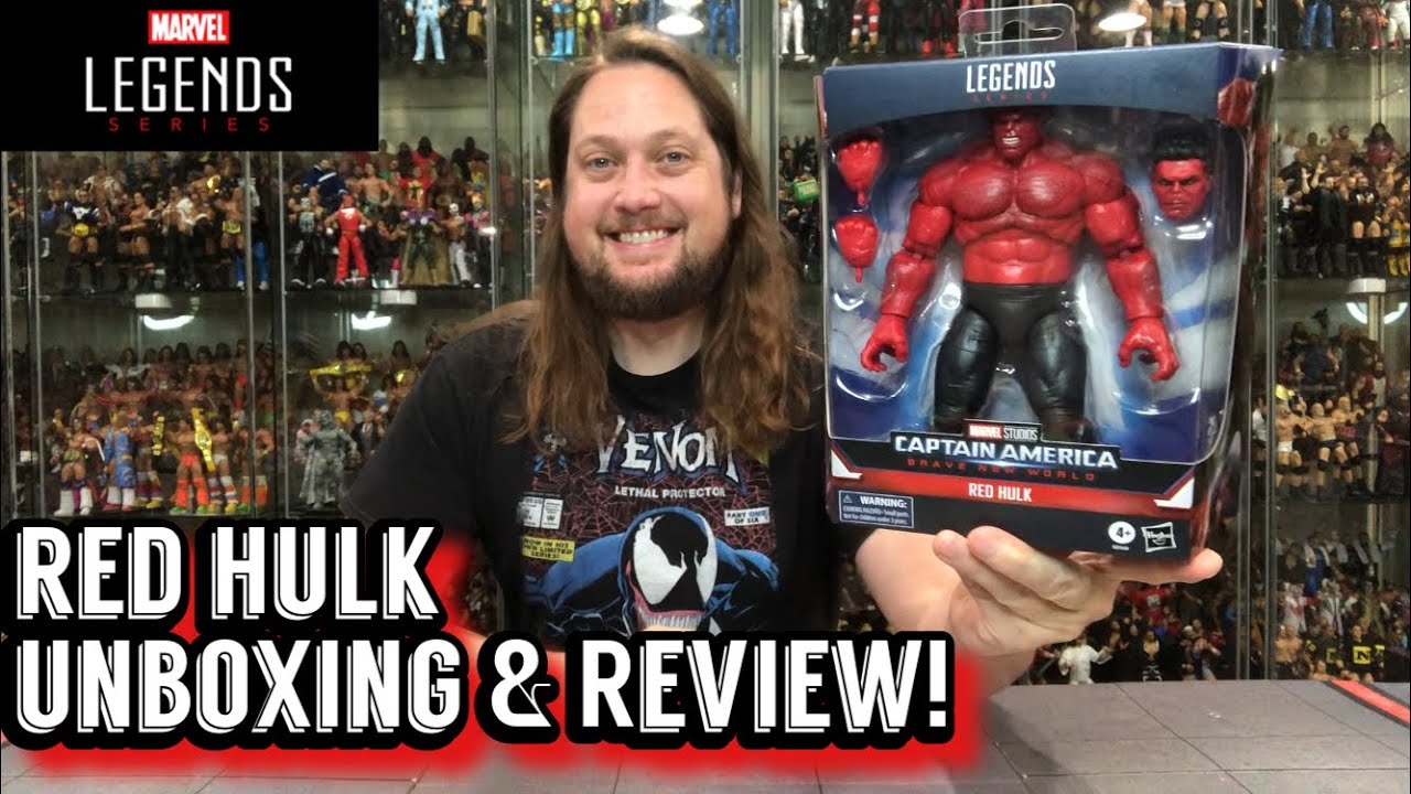 Red Hulk Captain America Brave New World Marvel Legends Unboxing & Review!
