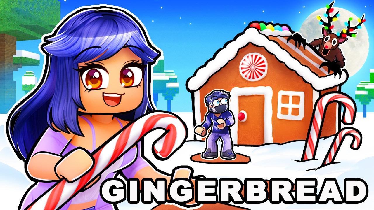 I Built the ULTIMATE GINGERBREAD BASE in 99 NIGHTS!
