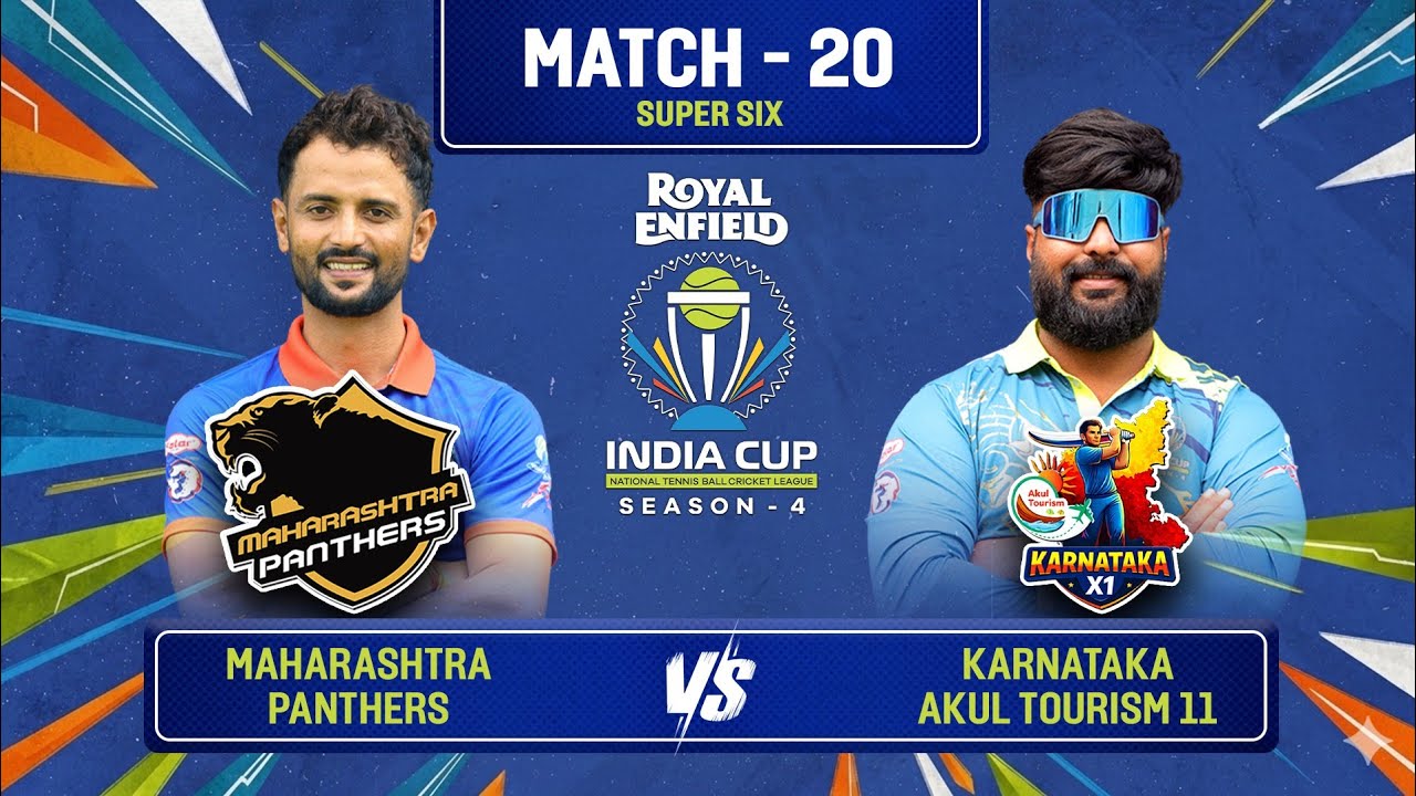 Karnataka Vs Maharashtra Panthers I India Cup 2026 I Season 4