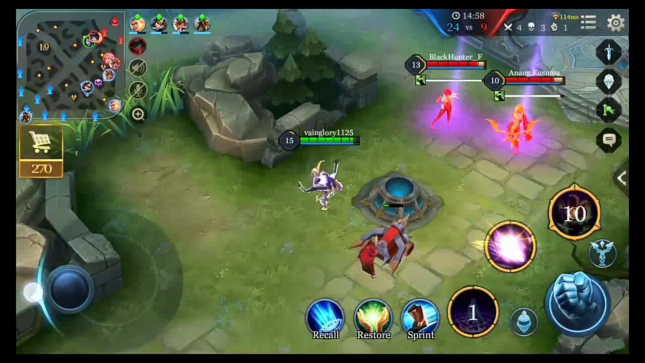 MOBILE ARENA : ACTION MOBA gameplay 1 minute