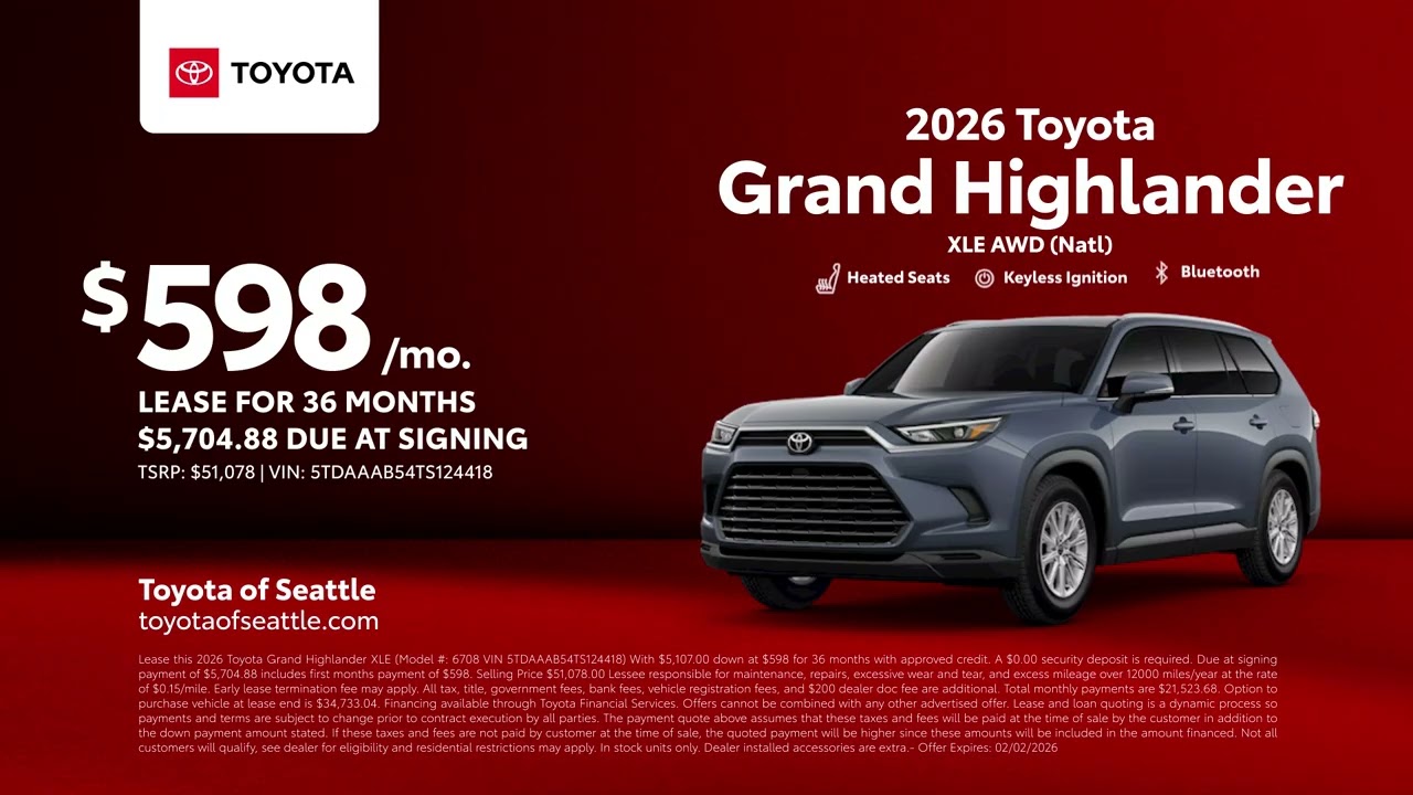 Toyota Grand Highlander 02/02/2026 6871825