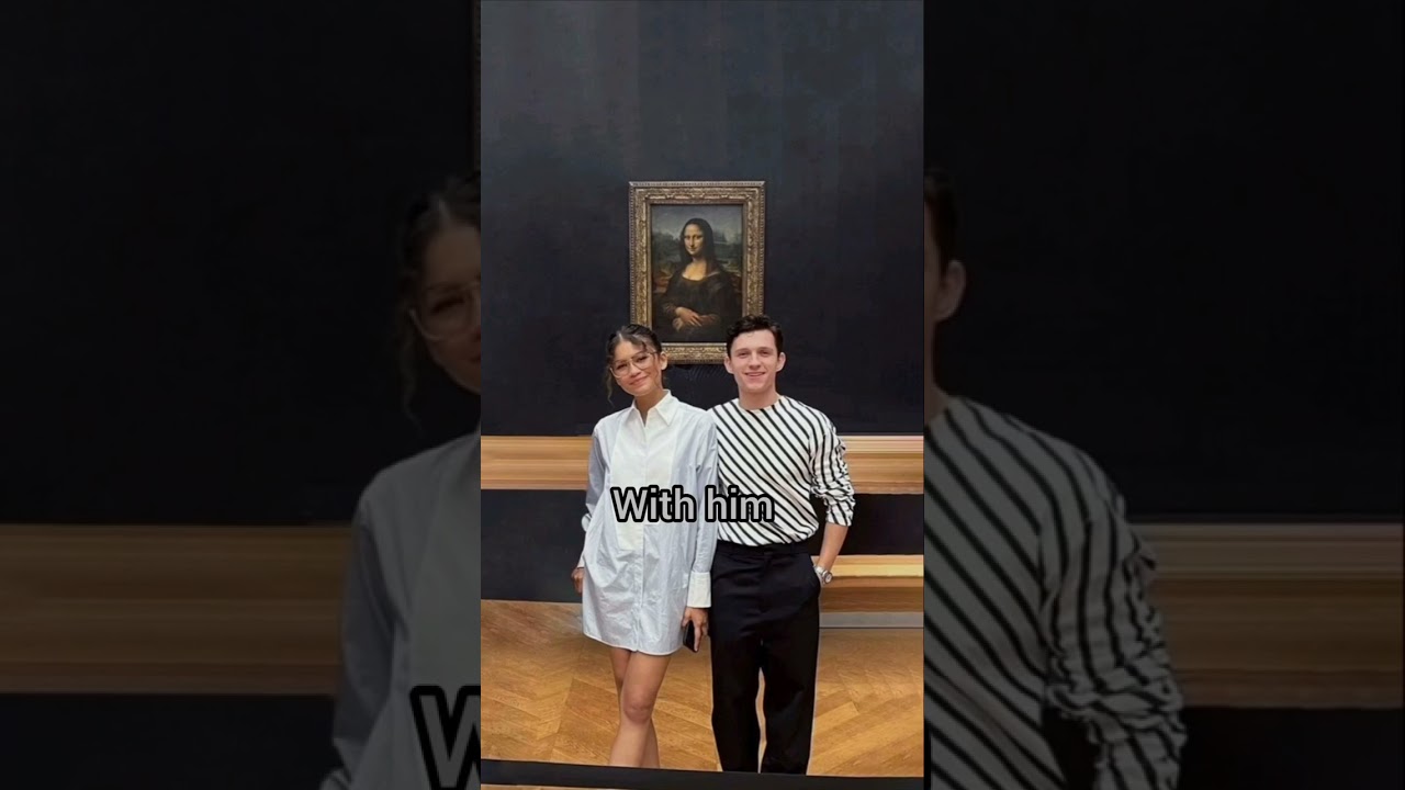without him&with him#zendaya #tom holland