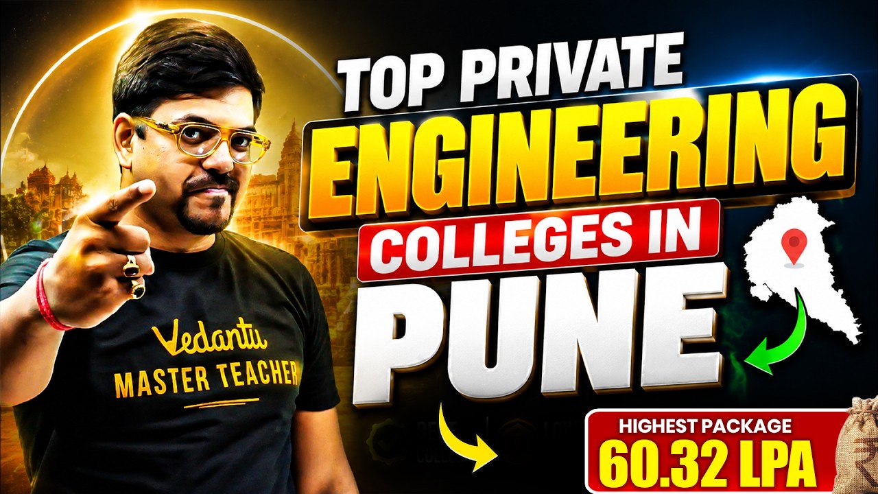 Top 8 Private Engineering Colleges in Pune | Eligibility, Fees, Placement | JEE 2026 | Harsh sir