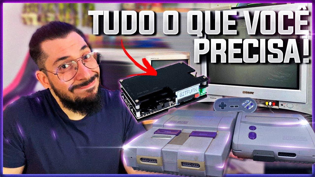 SUPER NINTENDO TUNADO | TUDO PRA VOCÊ JOGAR EM TVs MODERNAS