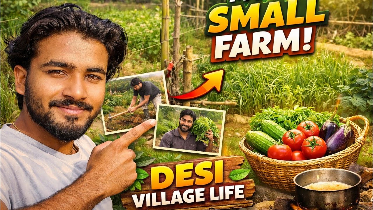 Mere ghar ke paas chhota khet,asli desi zindagi ka khoobsurat safar#viral #trending#explore#foryou