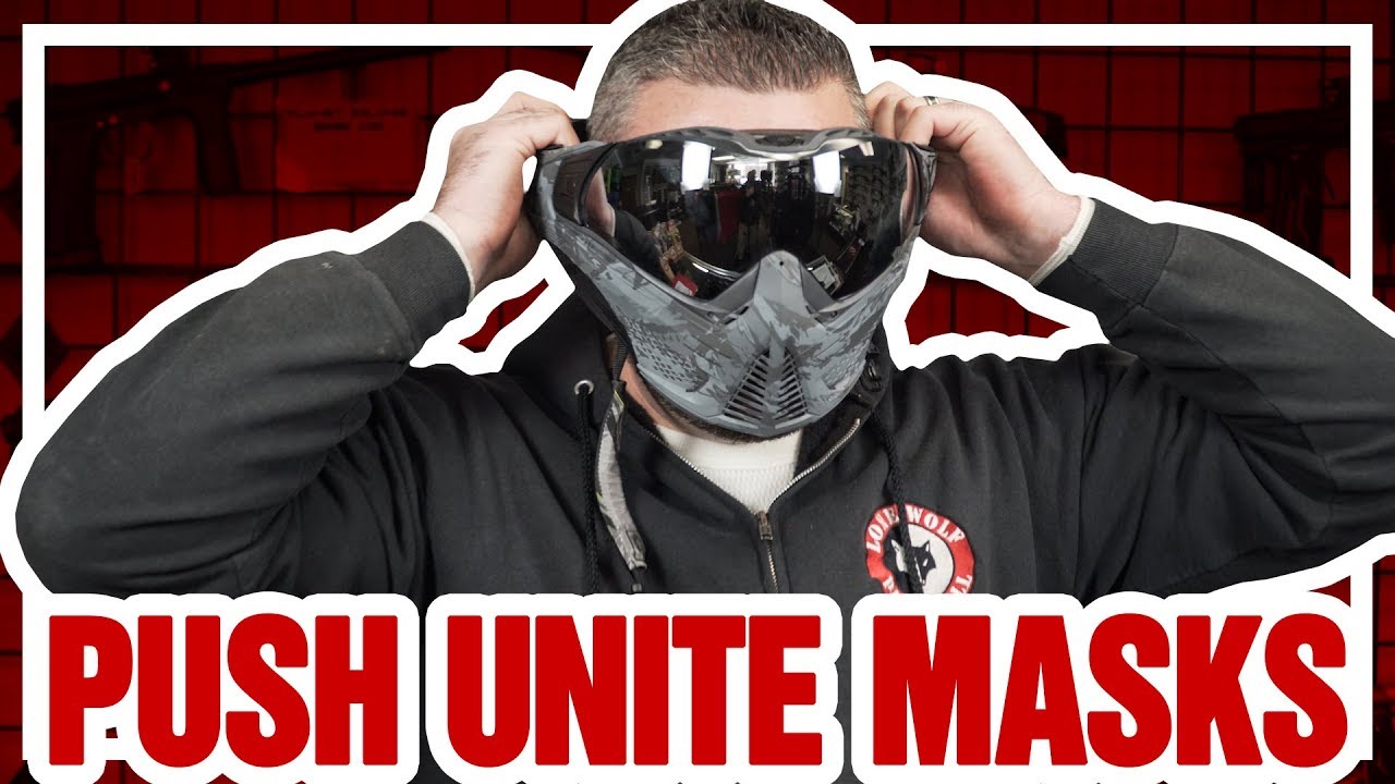 Обзор очков Push Unite | Lone Wolf Paintball Michigan