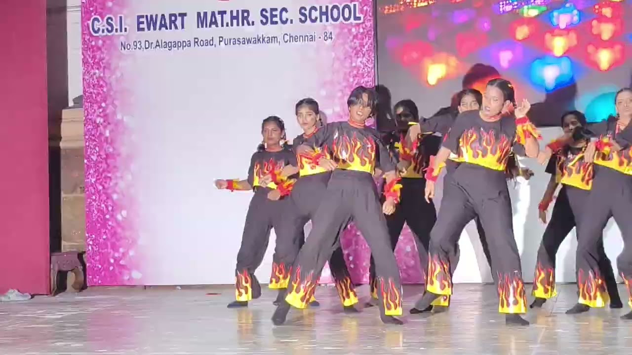 CSI Ewart School 112th Annual Day Fire dance | choreography by netiksha (ewart alumini )