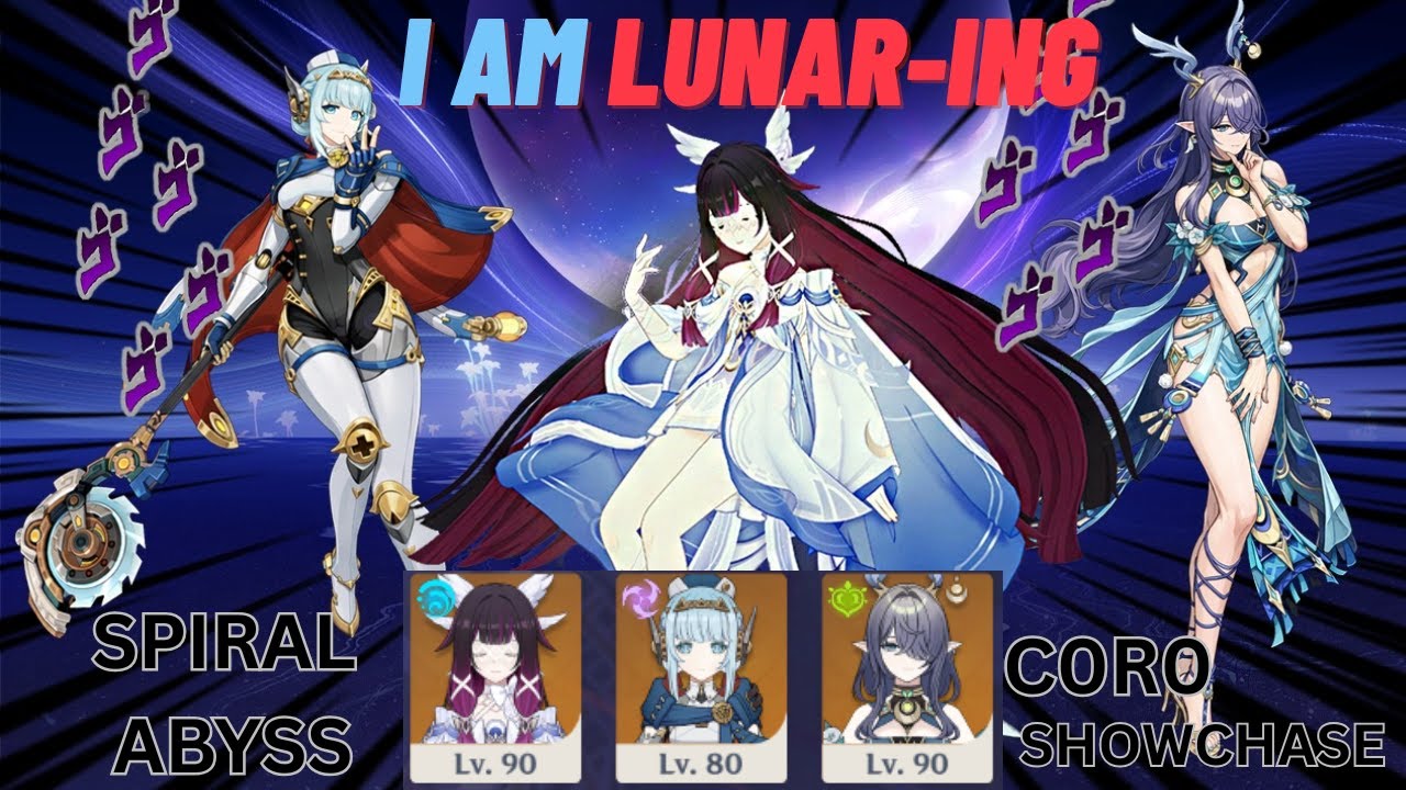 The best Lunar team as of right now ??? 3 team showcase in spiral abyss | Genshin impact |