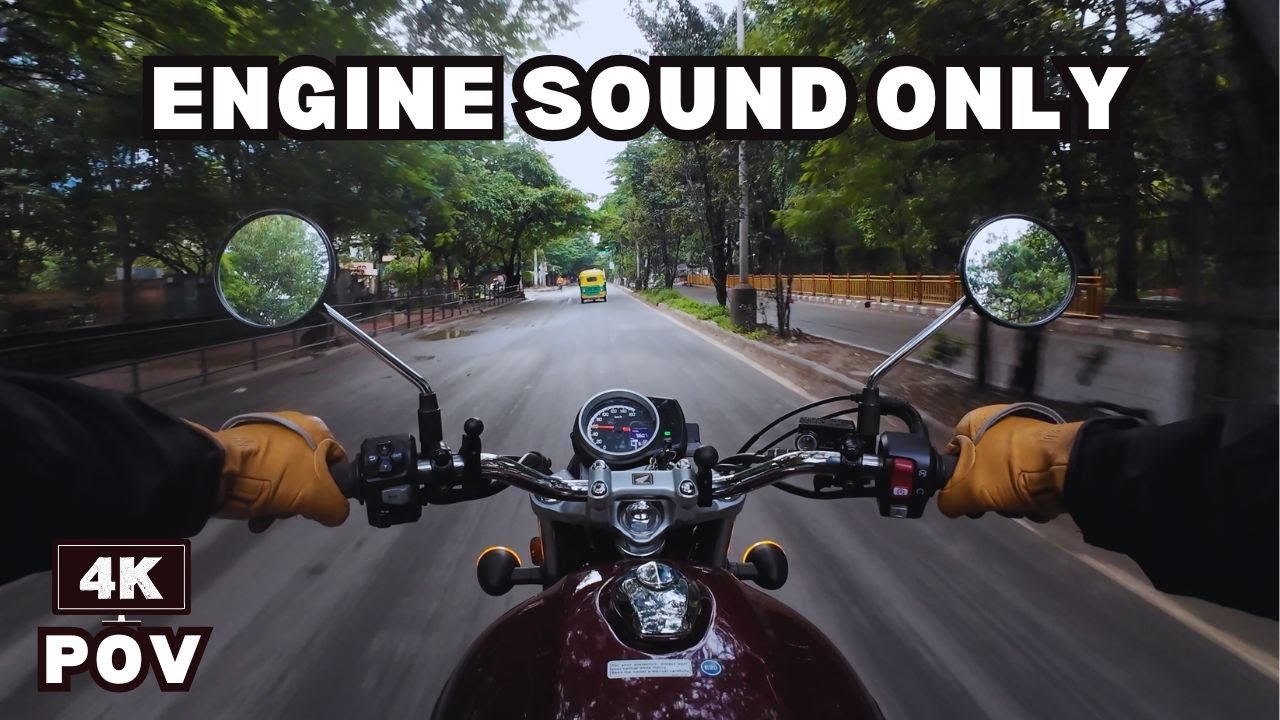 Chill Bangalore Morning Ride After the Rains 🌧️ Honda H’ness CB350 🏍️ POV