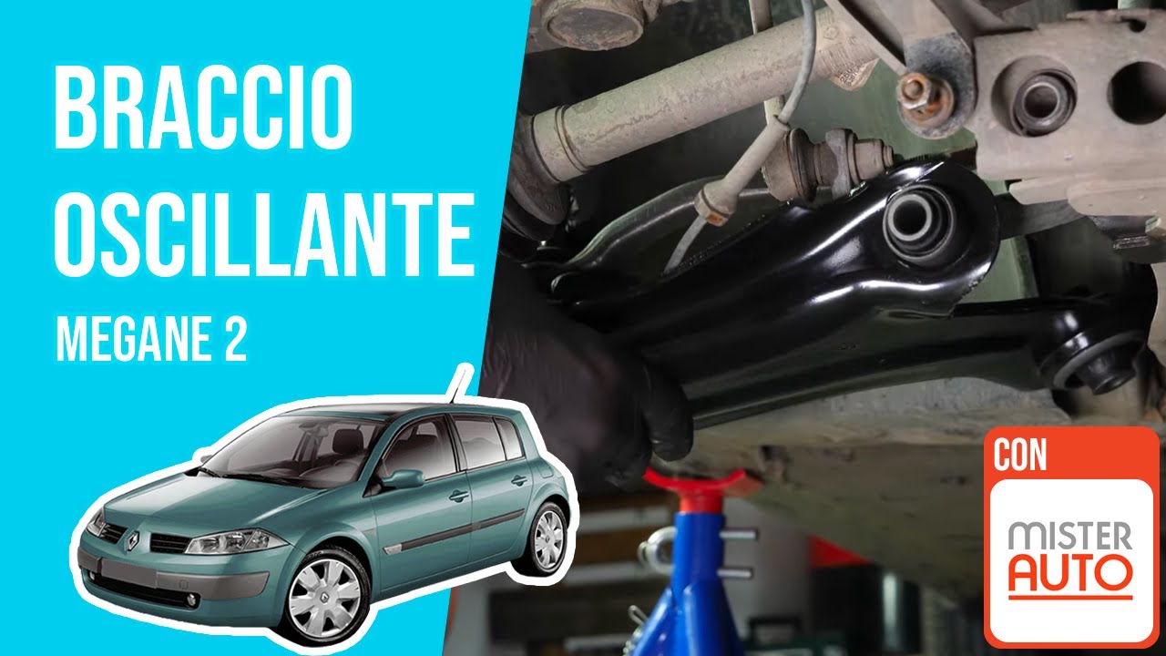 Sostituzione braccio oscillante Megane 2 🚗