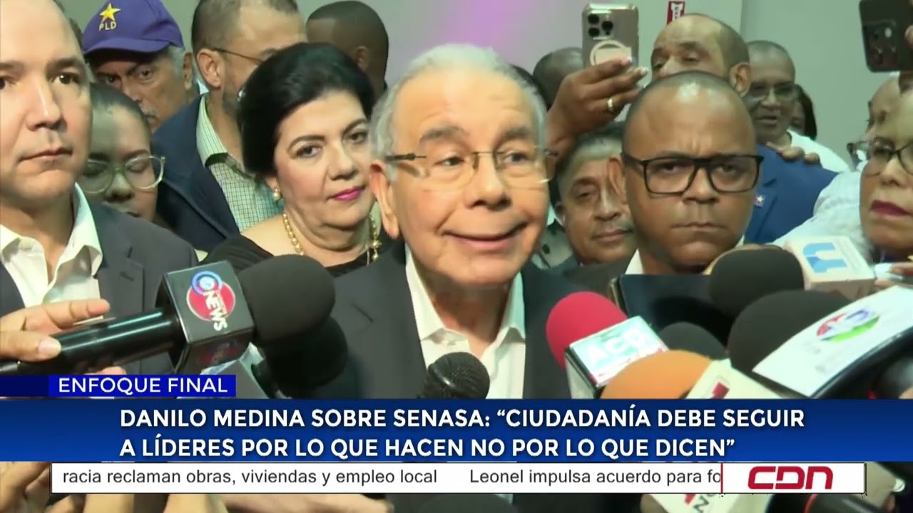 Danilo Medina sobre Senasa: pueblo debe seguir a los l&iacute;deres por lo que hacen, no por lo que dicen