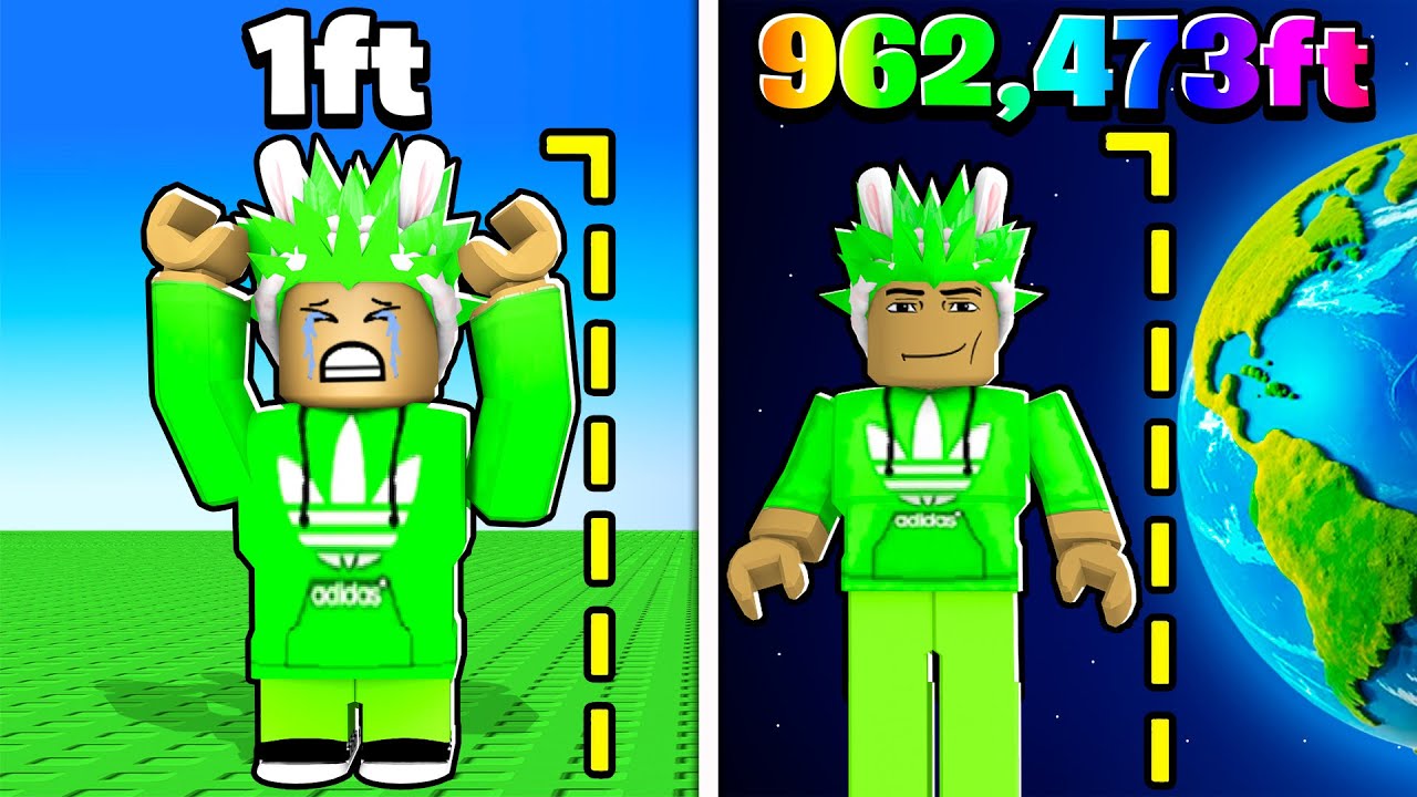 ich WACHSE jede SEKUNDE in ROBLOX!