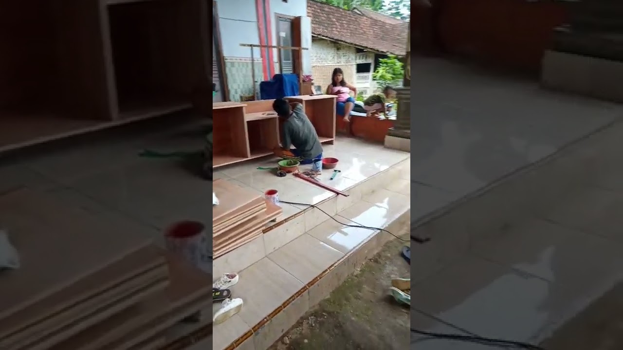 SHORTS // Pembuatan Rak Tv minimalis memakay bahan triplek 18 mili