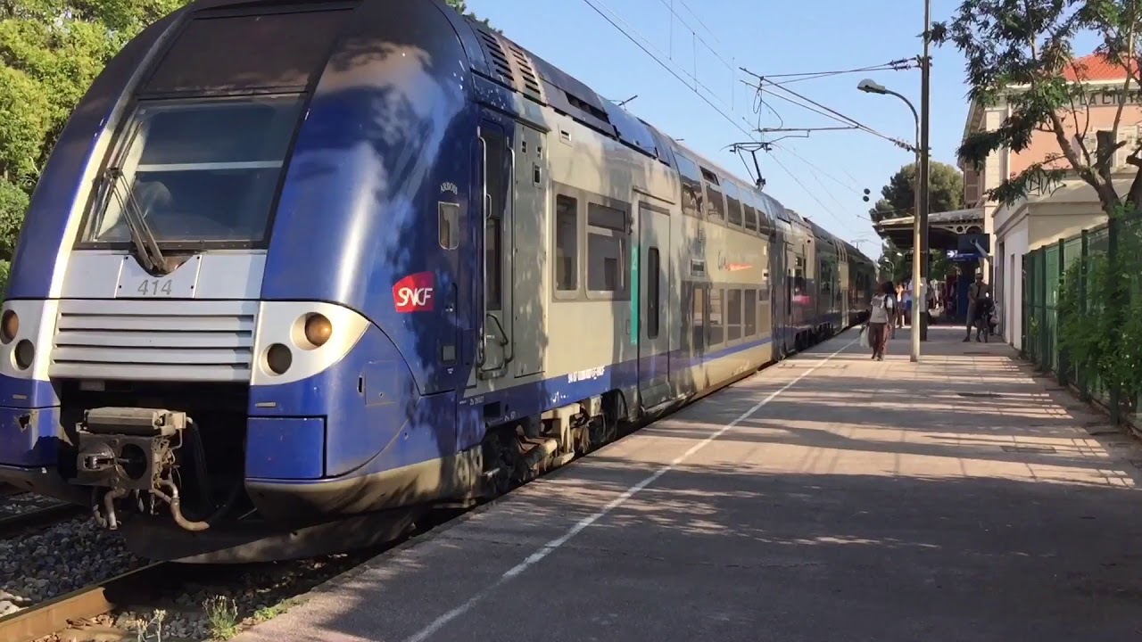 TGV, TER, VFLI en Gare de La Ciotat 2 [ Été 2018 ]