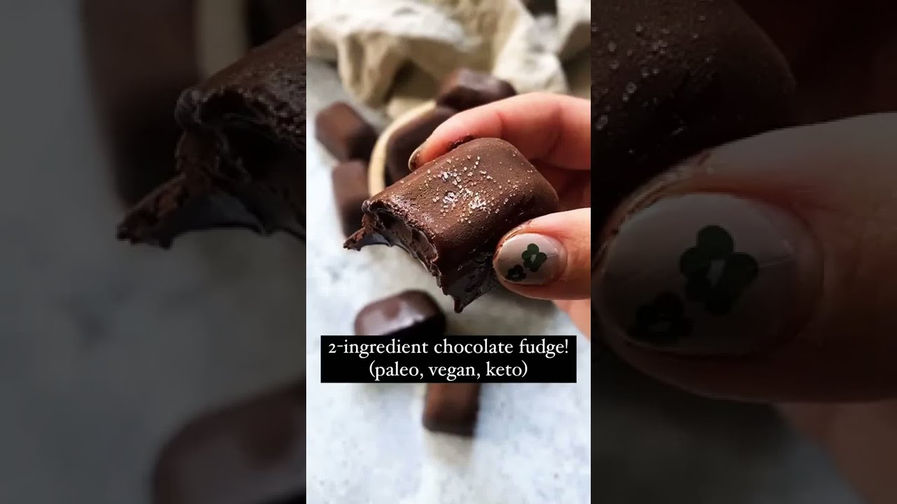 Chocolate Fudge | Low Carb Keto Paleo Vegan Easy Recipe