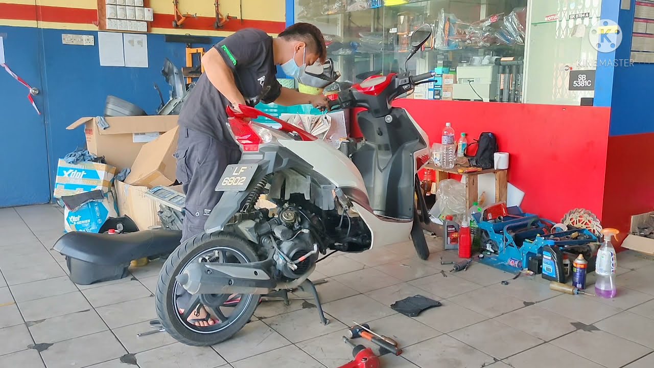 sym jet power 125 liking enjin