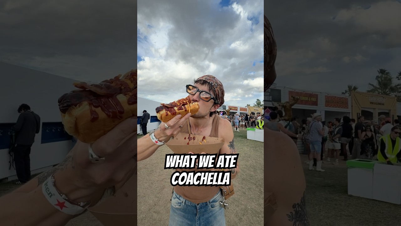 Wszystko co jedliśmy w Coachella weekend 1!! #vlogjedzenia #wieiad #whatiate #mężowie #para #coac...