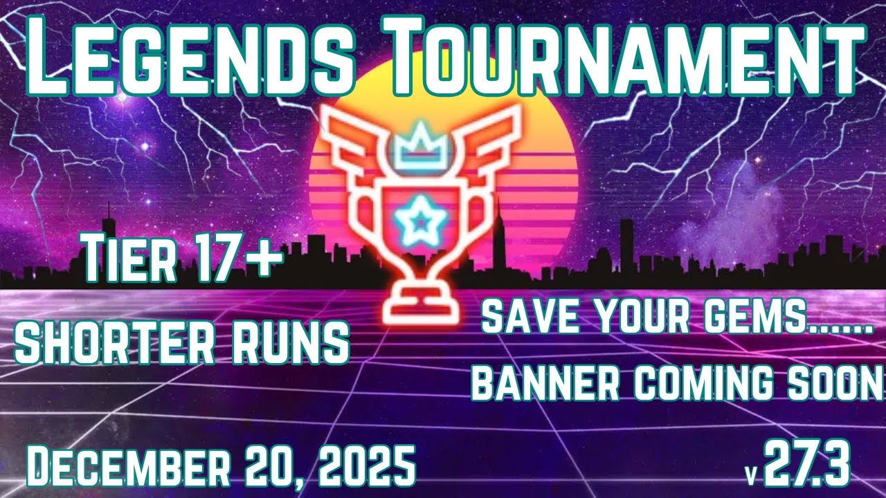 Shorter Runs = More Runs???? - The Tower Legends Tournament -  12/20/2025