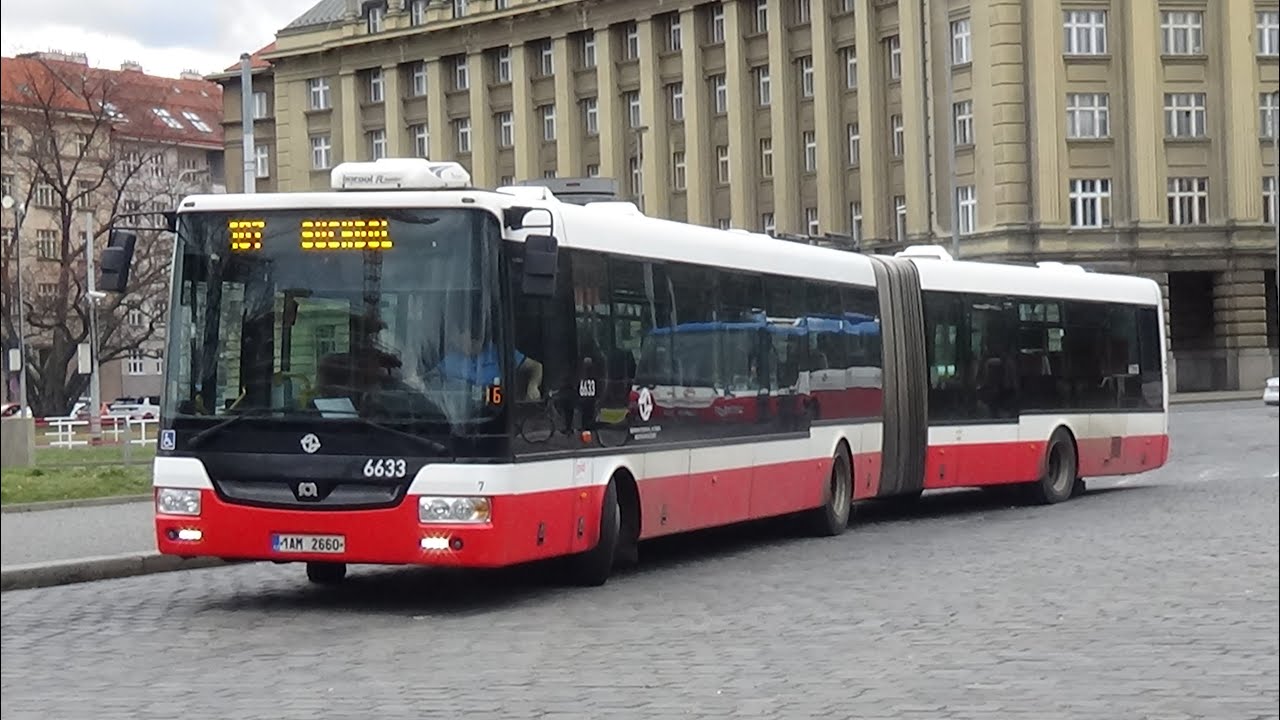 Autobus SOR NB 18 ev.č. 6633 na lince 107