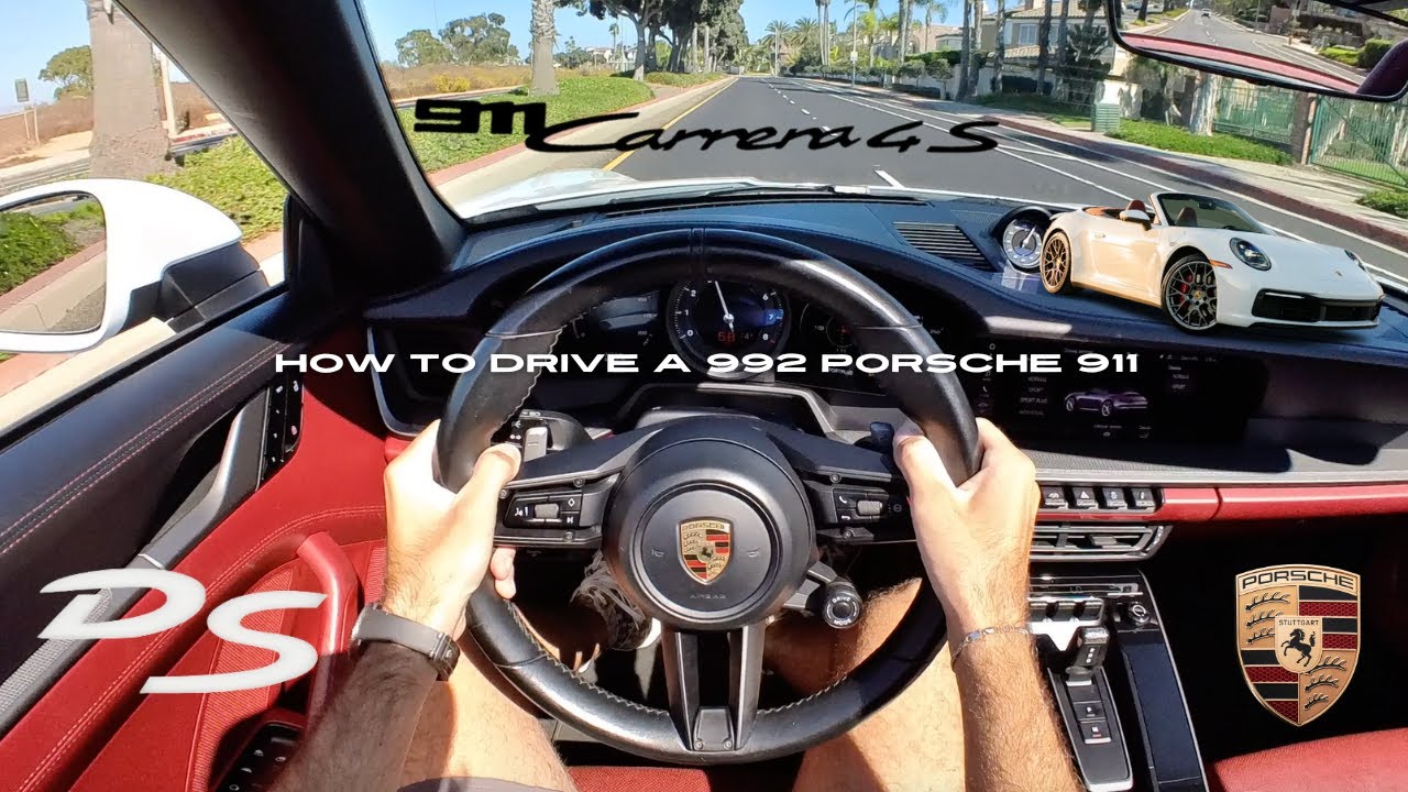 How to Drive a 992 Porsche 911 Carrera 4S Cabriolet (POV Tutorial)