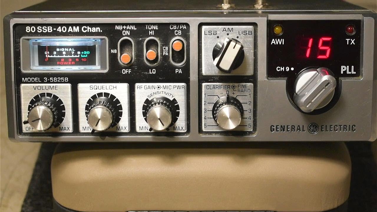 CB radio General Electric 3-5825B