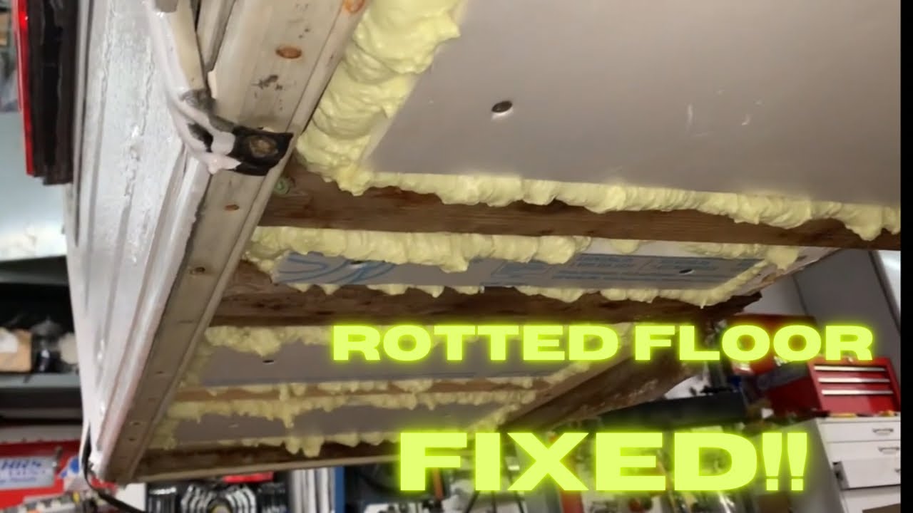 Truck Camper Part 4 Rotted Floor Repair