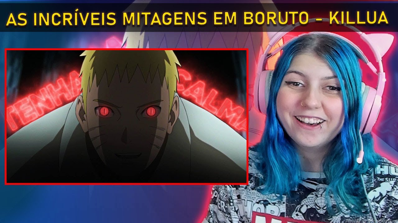 REAGINDO AS INCR&Iacute;VEIS MITAGENS EM BORUTO - REACT KILLUA