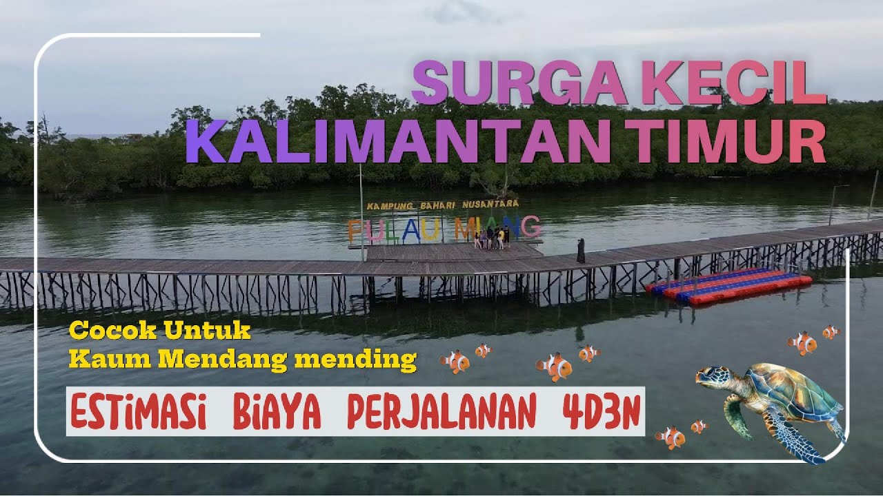Surga Kecil Di Kalimantan Timur Pulau Miang⁉️