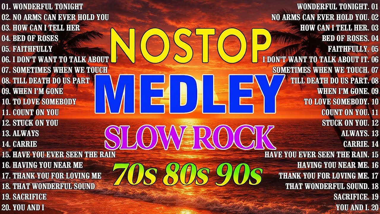 Slow Rock Love Songs Collection 70s 80s 90s | Nonstop Slow Rock Pinoy Medley | Best Luamang Tugtugin
